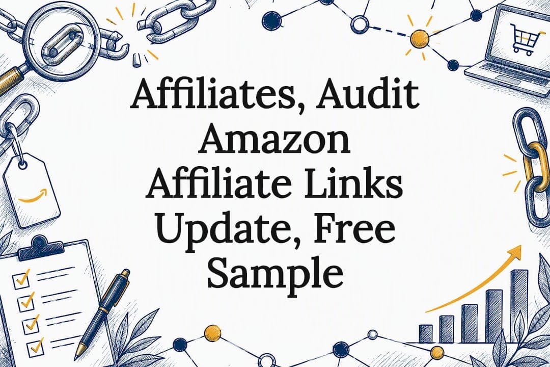 Affiliates, Audit Amazon Affiliate Links Update, Free Sample