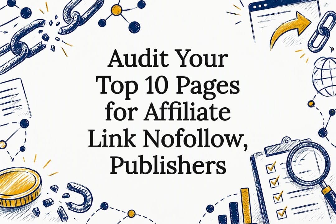 Audit Your Top 10 Pages for Affiliate Link Nofollow, Publishers