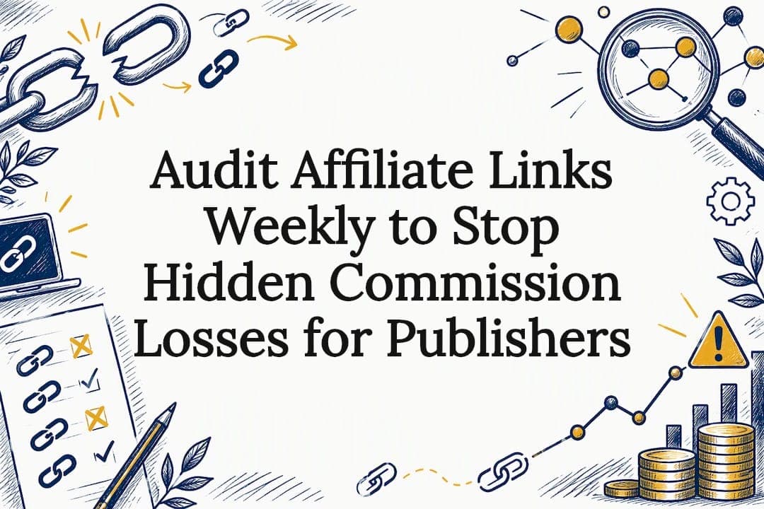 Audit Affiliate Links Weekly to Stop Hidden Commission Losses for Publishers
