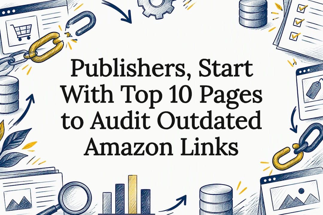 Publishers, Start With Top 10 Pages to Audit Outdated Amazon Links