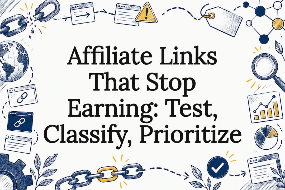 Affiliate Links That Stop Earning: Test, Classify, Prioritize