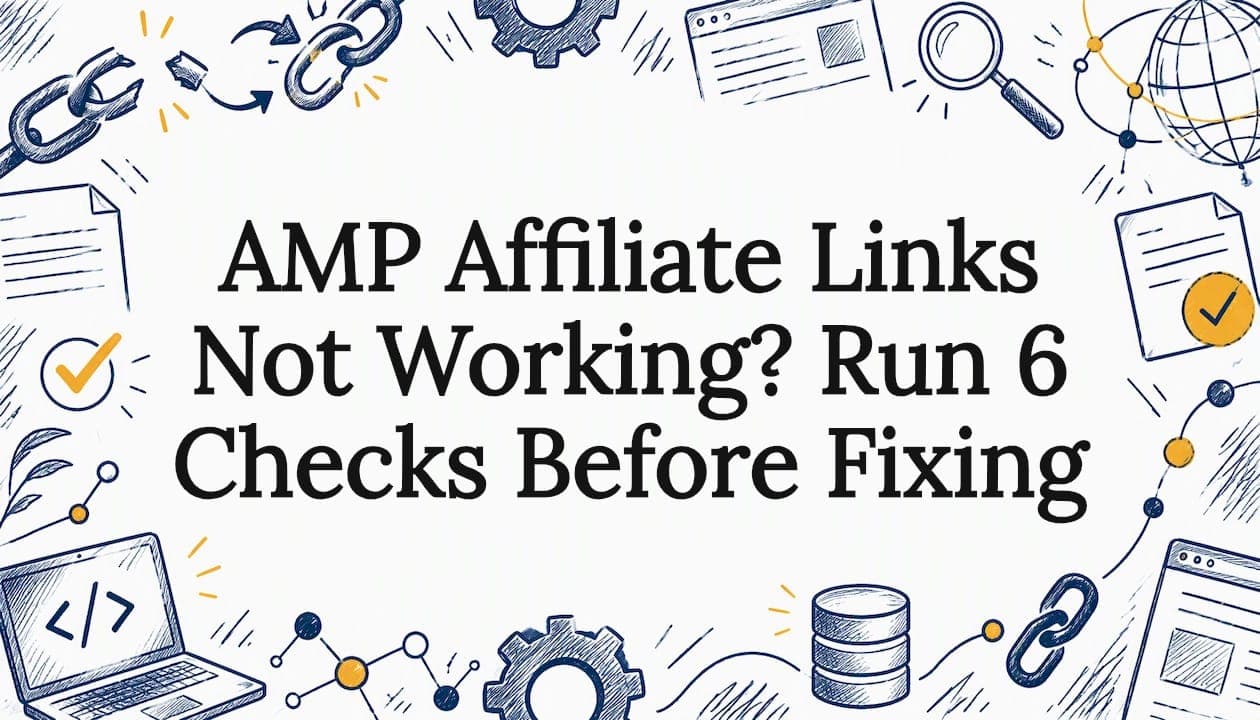 AMP Affiliate Links Not Working? Run 6 Checks Before Fixing